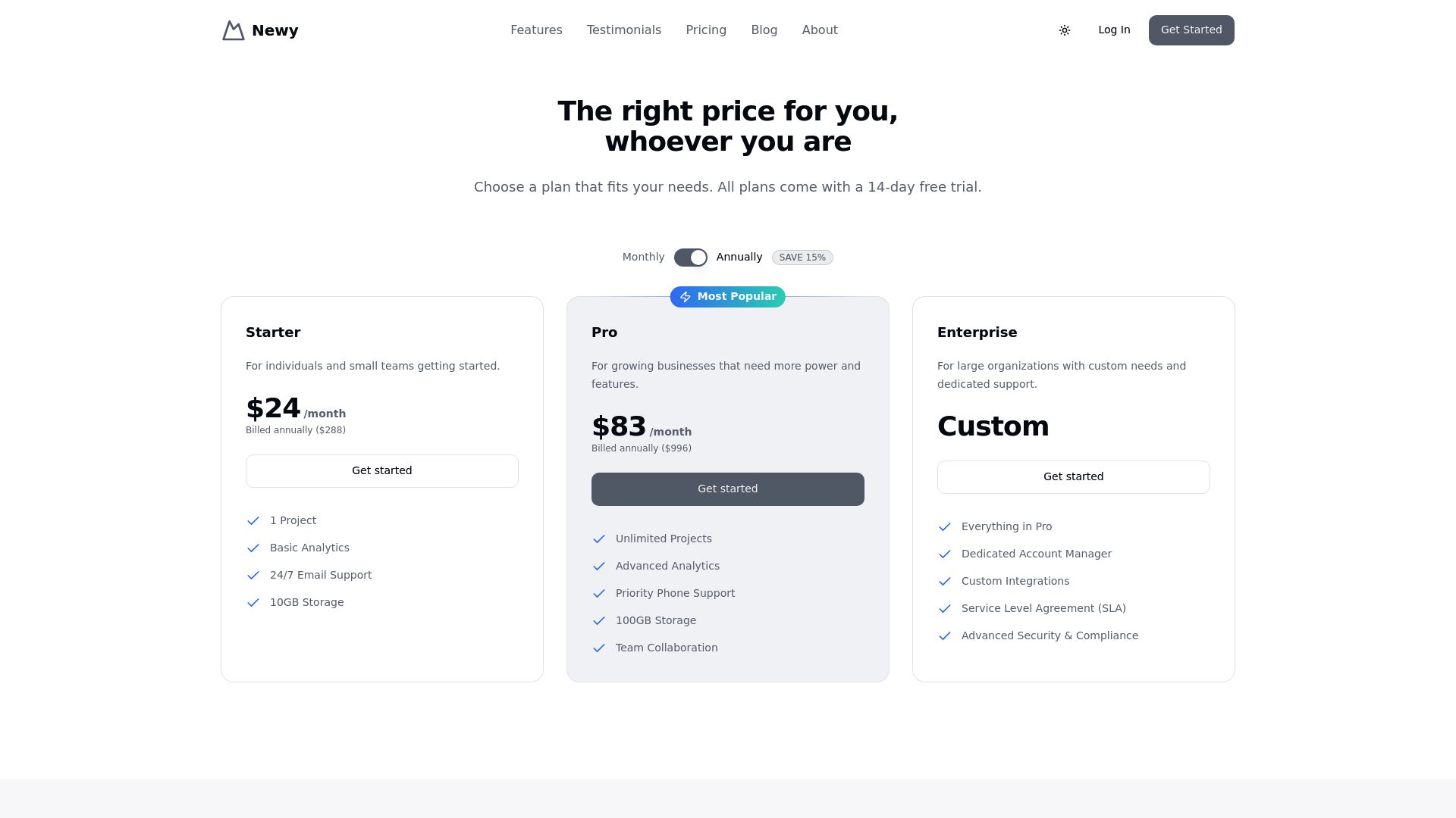 Pricing